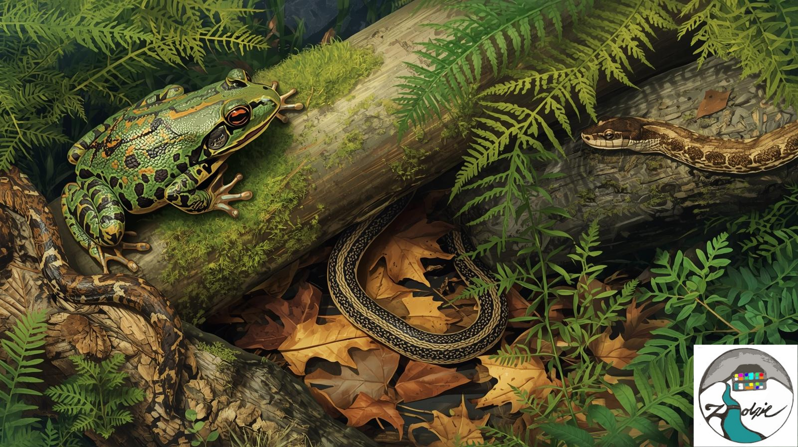 zajecia przyrodnicze-płazy i gady płazy i gady - zdjęcie z logo szkoły