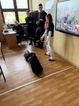 Spotkanie ze strażakami z OSP Istebna- Zaolzie Spotkanie ze strażakami z OSP Istebna- Zaolzie